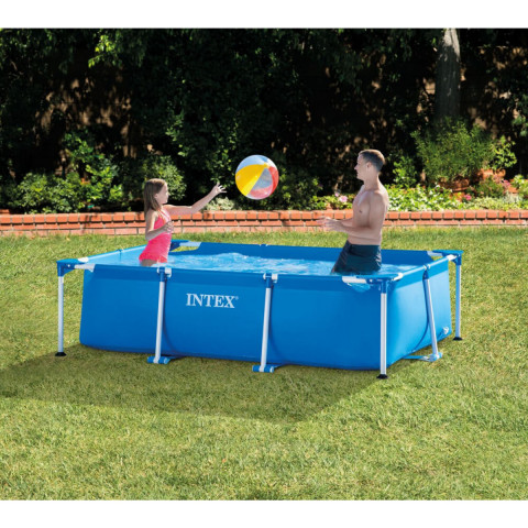 Каркасний басейн Intex 65x160x260 см прямокутний без фільтра 2,3 м³ (28271)