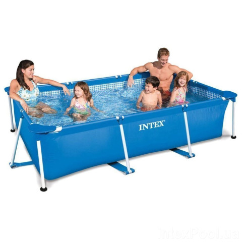 Каркасний басейн Intex 65x160x260 см прямокутний без фільтра 2,3 м³ (28271)