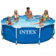 Каркасний басейн Intex 305x76 см круглий для дітей з картриджним фільтром 4,5 м³ (28202)