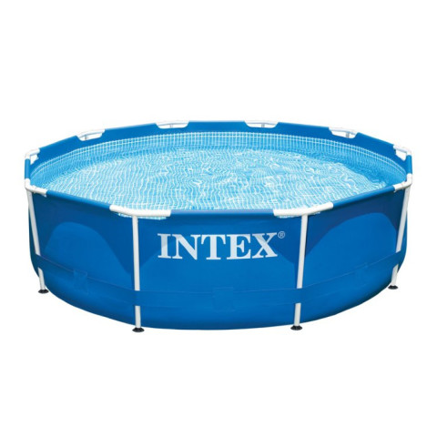 Каркасний басейн Intex 366x76 см круглий для дітей з картриджним фільтром 6,5 м³ (28212)