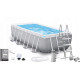 Каркасний басейн Intex 122x400x200 см прямокутний з картриджним фільтром 8,4 м³ зі сходами (26790)
