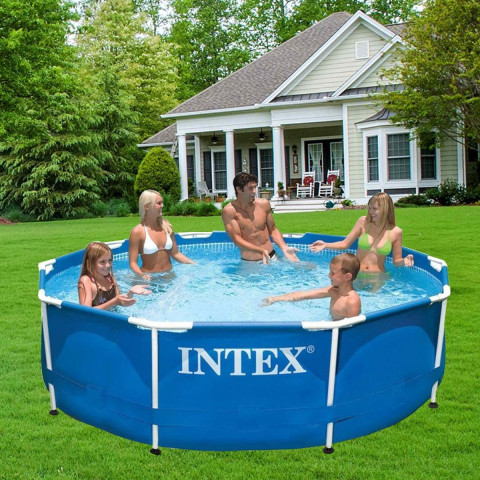 Каркасний басейн Intex 305x76 см круглий для дітей без фільтра 4,5 м³ (28200)