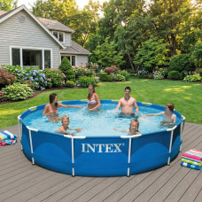 Каркасний басейн Intex 366x76 см круглий для дітей без фільтра 6,5 м³ (28210)