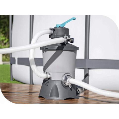 Фільтраційна установка для басейну Bestway FlowClear 58515 3 м³/год. Підходить для басейнів Intex