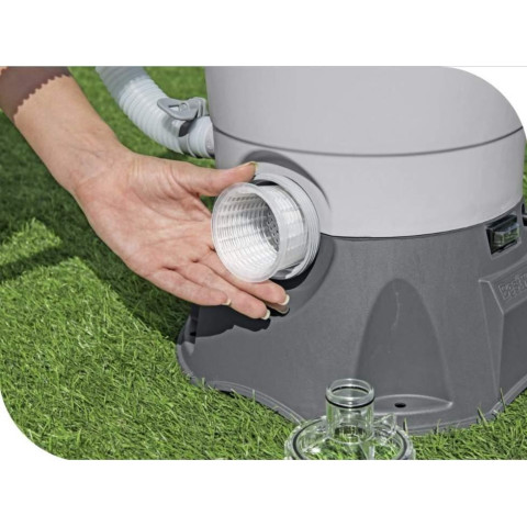 Фільтраційна установка для басейну Bestway FlowClear 58515 3 м³/год. Підходить для басейнів Intex