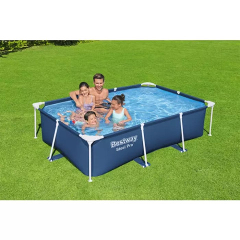 Каркасний басейн Bestway 259x170x61 см прямокутний для дітей без фільтра 2,3 м³ (56403)
