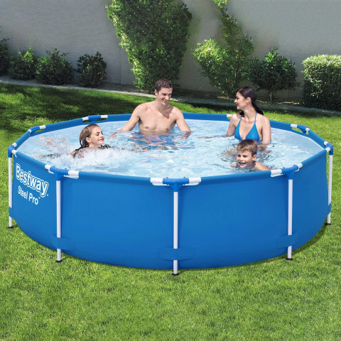 Каркасний басейн Bestway 305x76 см круглий для дітей без фільтра 4,7 м³ (56677)