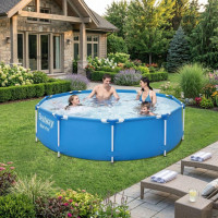 Каркасний басейн Bestway 366x76 см круглий для дітей без фільтра 6,5 м³ (56706)