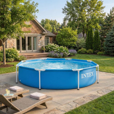 Каркасний басейн Intex 244x51 см круглий для дітей без фільтра 1,8 м³ (28205)