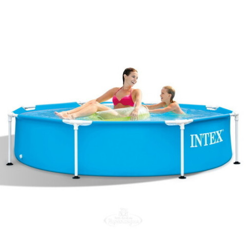 Каркасний басейн Intex 244x51 см круглий для дітей без фільтра 1,8 м³ (28205)
