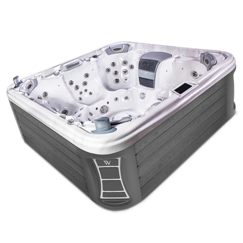 Гідромасажний СПА-басейн Wellis Elbrus 230 230x230x90 см 5-6-місний 42 форсунки Угорщина