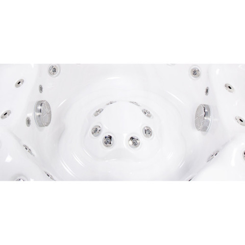 Гідромасажний СПА-басейн Wellis Elbrus 230 230x230x90 см 5-6-місний 42 форсунки Угорщина