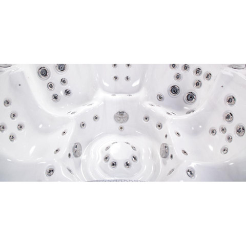 Гідромасажний СПА-басейн Wellis Elbrus 230 230x230x90 см 5-6-місний 42 форсунки Угорщина