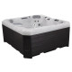 Гідромасажний СПА-басейн Wellis Marbella Standard 190x180x85 см 3-місний 36 форсунок Угорщина