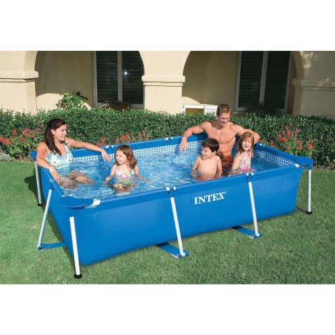Каркасний басейн Intex 300x200x75 см прямокутний для дітей без фільтра 3,8 м³ (28272)