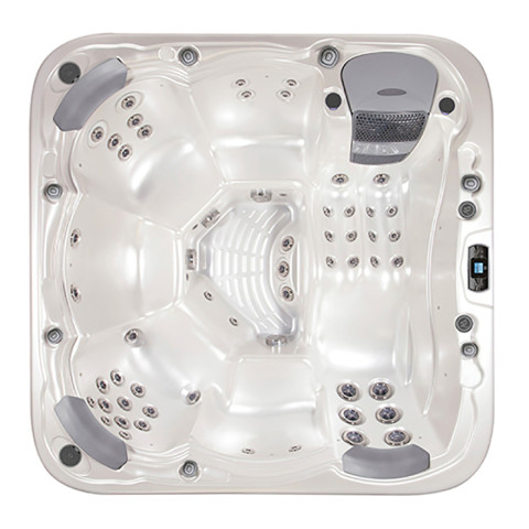 Гідромасажний СПА-басейн Wellis Kilimanjaro 230x230x94 см 6-місний 40+ форсунок Угорщина