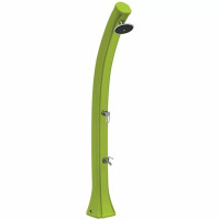 Вуличний душ для дачі та басейну AquaViva Happy 4х4 DS-H422BL 44 л зелений 229 см з мийкою для ніг