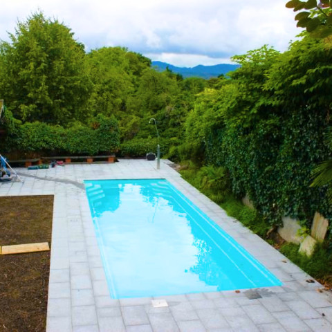 Композитний керамічний басейн Rhino Pools Monaco 1000 Shadow Grey (1000 х 370 х 150 см)