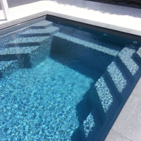 Композитний керамічний басейн Rhino Pools Monaco 1000 Shadow Grey (1000 х 370 х 150 см)