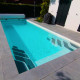 Композитний керамічний басейн Rhino Pools Monaco 850 Beach Pearl (850 х 370 х 150 см)