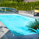 Композитний керамічний басейн Rhino Pools Monaco 850 Steel Grey (850 х 370 х 150 см)