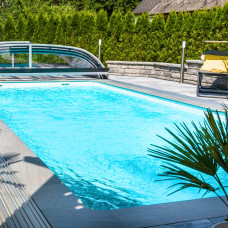 Композитний керамічний басейн Rhino Pools Monaco 850 Shadow Grey (850 х 370 х 150 см)
