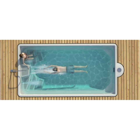 Композитний керамічний басейн Rhino Pools Bliss Reef Pearl (500 х 265 х 140 см)