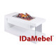 Камінокомплект електричний Dimplex IDaMebel AvantGarde S білий з каміном Cassette 600