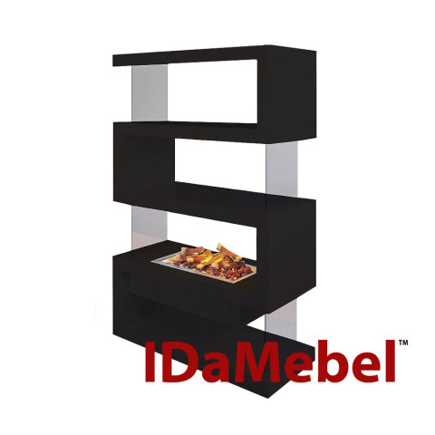 Камінокомплект електричний Dimplex IDaMebel AvantGarde L білий з каміном Cassette 600