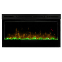 Електрокамін з обігрівом, кристалами, кольорами декоративний Dimplex Prim BLF3451 чорний універсальний