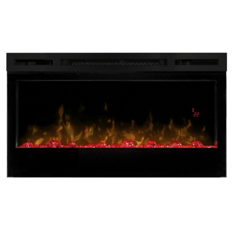 Електрокамін з обігрівом, кристалами, кольорами декоративний Dimplex Prim BLF3451 чорний універсальний