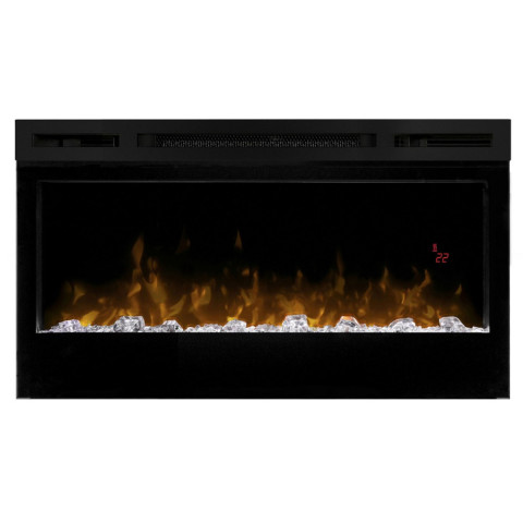 Електрокамін з обігрівом, кристалами, кольорами декоративний Dimplex Prim BLF3451 чорний універсальний