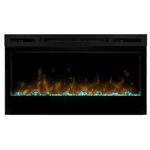 Електрокамін з обігрівом, кристалами, кольорами декоративний Dimplex Prim BLF3451 чорний універсальний