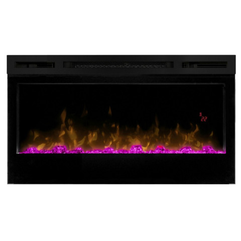 Електрокамін з обігрівом, кристалами, кольорами декоративний Dimplex Prim BLF3451 чорний універсальний