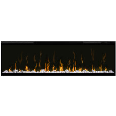 Електрокамін з обігрівом, кристалами, кольорами декоративний Dimplex Ignite XLF50 чорний вбудований