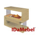Камінокомплект електричний Dimplex IDaMebel Avantgarde M білий з каміном Cassette 600