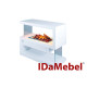 Камінокомплект електричний Dimplex IDaMebel Avantgarde M білий з каміном Cassette 600