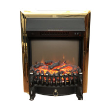 Електрокамін з ефектом полум'я декоративний Royal Flame Fobos FX Brass вбудований