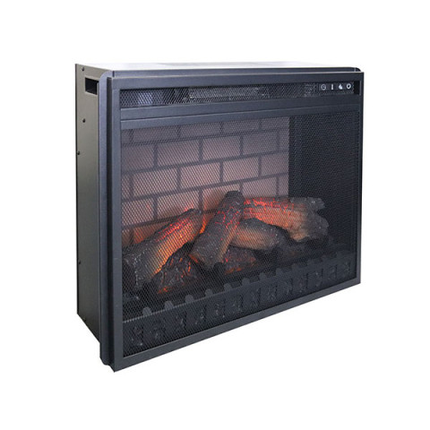 Електрокамін з обігрівом, звуком та ефектом полум'я декоративний Royal Flame Vision 23 EF LED 3D FX чорний вбудований