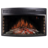 Електрокамін з ефектом полум'я декоративний Royal Flame Dioramic 33W LED FX чорний вбудований