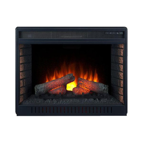 Електрокамін з обігрівом, звуком та ефектом полум'я декоративний Royal Flame Vision 30 EF LED FX  чорний вбудований
