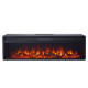 Електрокамін з обігірвом, звуком та ефктом полум'я декоративний Royal Flame Vision 60 LOG LED чорний вбудований