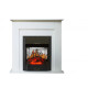 Камінокомплект електричний Dimplex IDaMebel Francheska білий з каміном Majestic Black