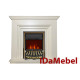 Камінокомплект електричний Dimplex IDaMebel Gloria білий з каміном Aspen Gold