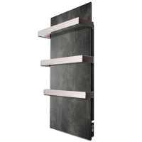 Керамічна рушникосушка з терморегулятором Stinex Ceramic 500/220-T 2L Towel Black (90 x 45 см)
