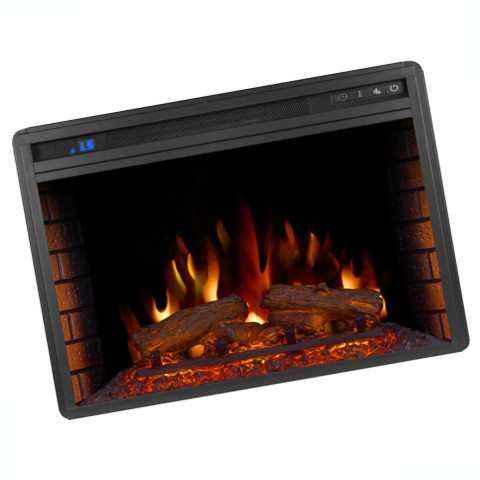 Електрокамін з обігірвом, звуком та ефектом полум'я декоративний Royal Flame Vision 23 EF LED FX чорний  вбудований