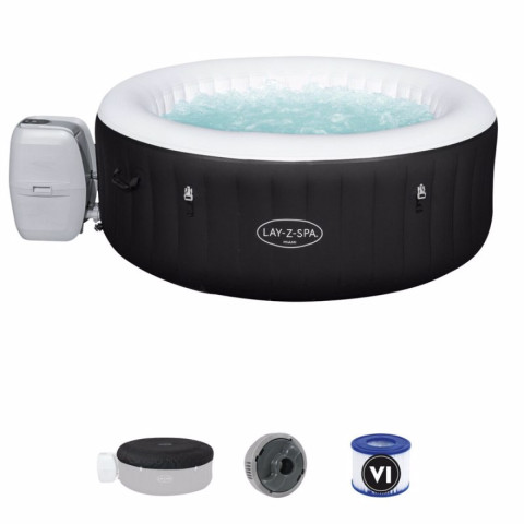 Надувний СПА-джакузі Bestway Lay-Z-Spa Miami круглий 180x66 см 2-4-місний аеромасаж