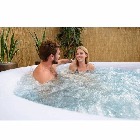Надувний СПА-джакузі Bestway Lay-Z-Spa Miami круглий 180x66 см 2-4-місний аеромасаж