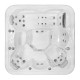 Гідромасажний СПА-басейн Wellis Venus 215x215x87 см 5-місний 40+ форсунок Угорщина