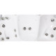 Гідромасажний СПА-басейн Wellis Venus 215x215x87 см 5-місний 40+ форсунок Угорщина